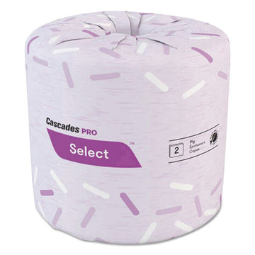 Cascades PRO Select Standard Bath Tissue, 2-ply, White, 4.25 X 4.1, 500-roll, 48-carton freeshipping - TVN Wholesale